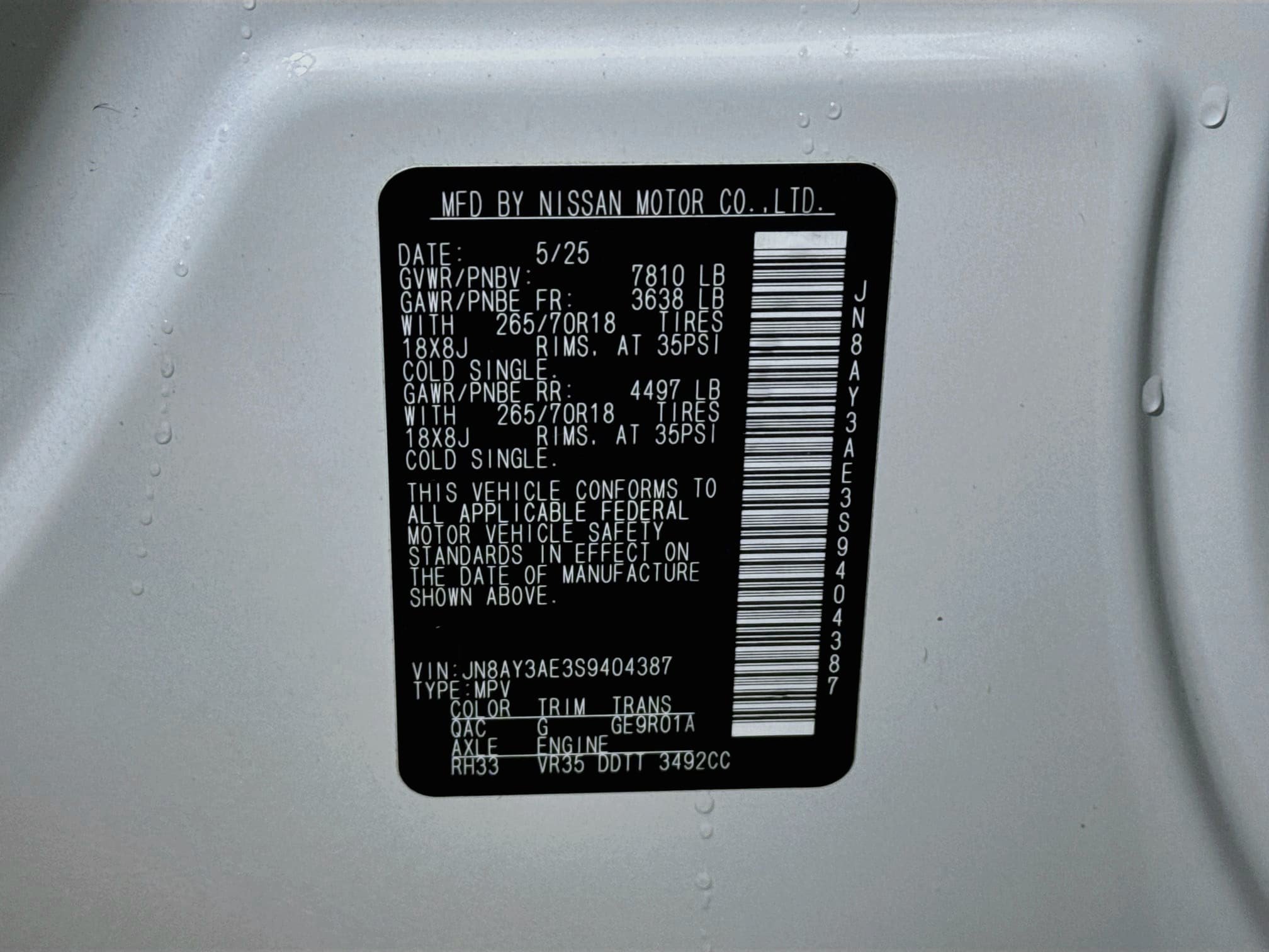 Used 2025 Nissan Armada SV AWD/4WD image 28