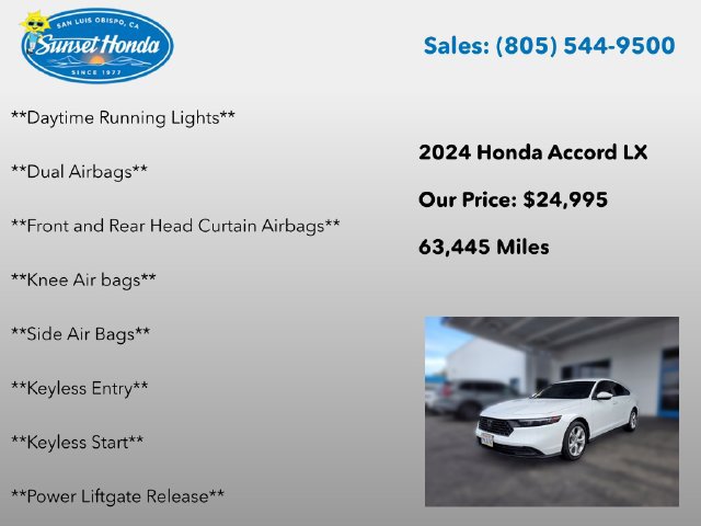 Used 2024 Honda Accord LX image 7