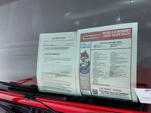 Certified 2024 Jeep Wrangler Willys image 16