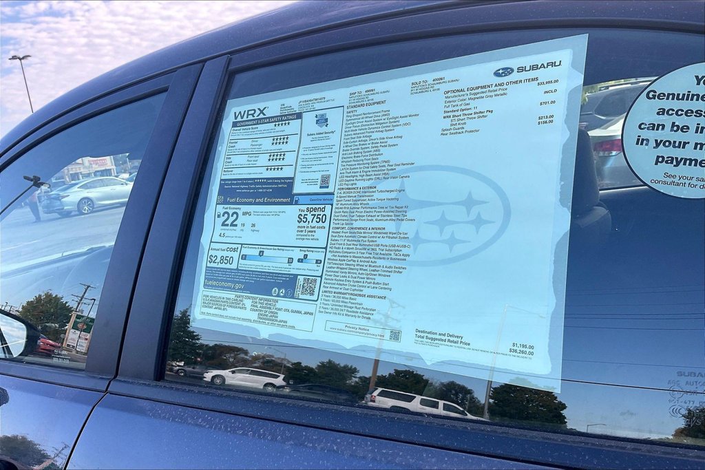 New 2026 Subaru WRX Premium AWD/4WD image 17