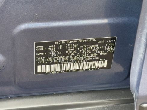 Used 2018 Subaru Outback 2.5i Limited image 29