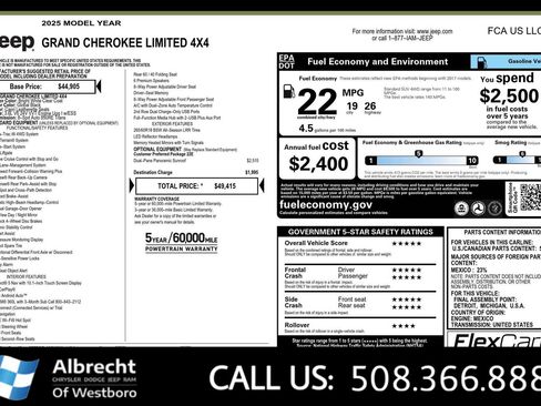 New 2025 Jeep Grand Cherokee Limited image 26