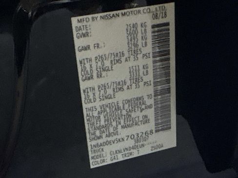 Used 2019 Nissan Frontier PRO-4X image 30