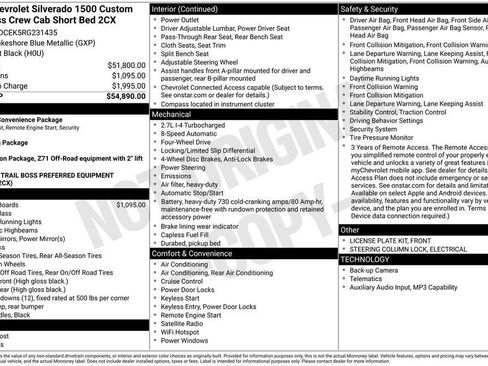 Used 2024 Chevrolet Silverado 1500 Custom Trail Boss image 7