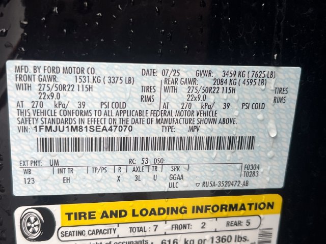 Used 2025 Ford Expedition Platinum w/ Stealth Appearance Package AWD/4WD image 40