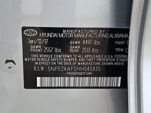 Used 2017 Hyundai Sonata SE image 33