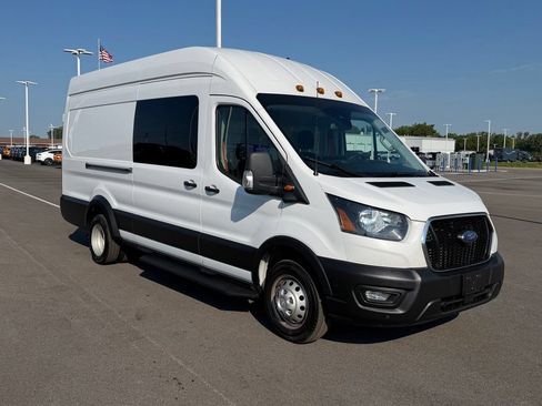 Used 2023 Ford Transit 350 148 High Roof Extended DRW w/ Fleet Safety Package RWD image 3