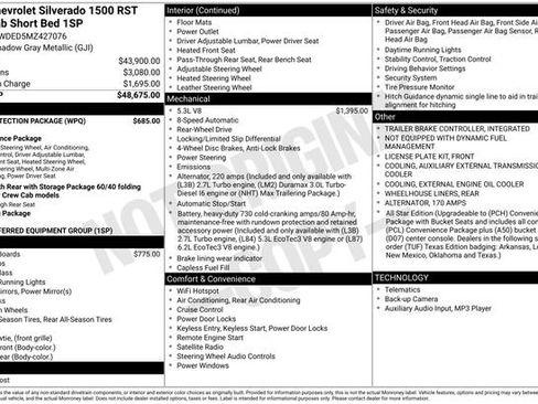 Certified 2021 Chevrolet Silverado 1500 RST w/ Bed Protection Package image 6