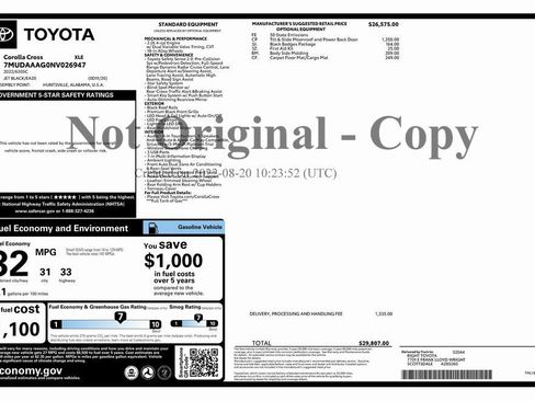 Used 2022 Toyota Corolla Cross XLE w/ Convenience Package image 4