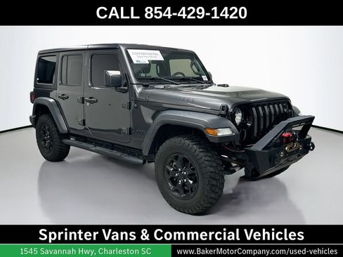 Used 2022 Jeep Wrangler Unlimited Sport AWD/4WD image 7