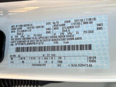 Certified 2024 Ford F150 Platinum w/ FX4 Off-Road Package image 27