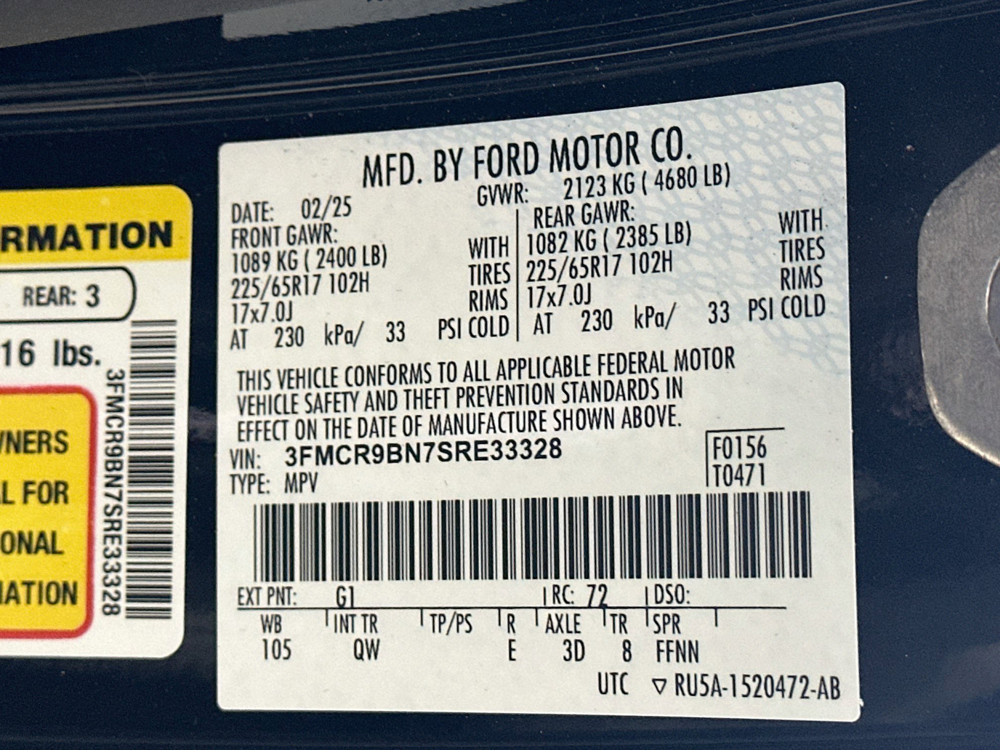 Used 2025 Ford Bronco Sport Big Bend AWD/4WD image 12