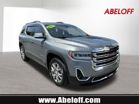 Used 2021 GMC Acadia SLT w/ LPO, Floor Liner Package AWD/4WD image 1