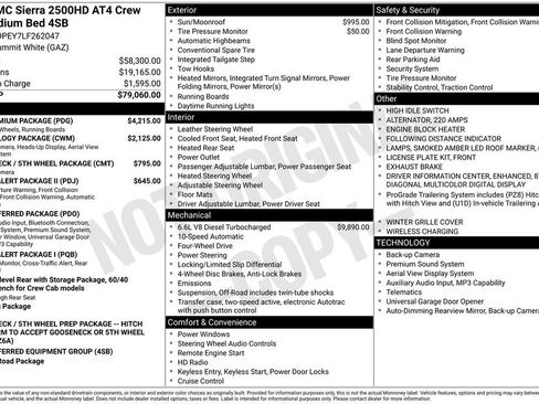 Used 2020 GMC Sierra 2500 AT4 w/ AT4 Premium Package AWD/4WD image 6