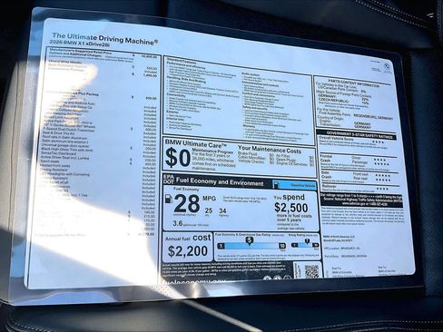 New 2026 BMW X1 xDrive28i w/ Convenience Package image 19