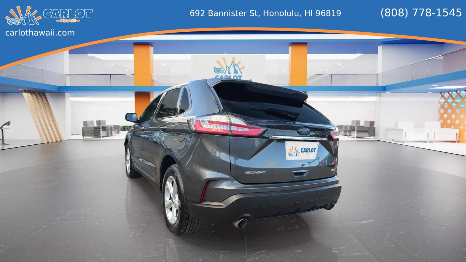 Used 2021 Ford Edge Titanium w/ Cargo Accessory Package FWD image 7