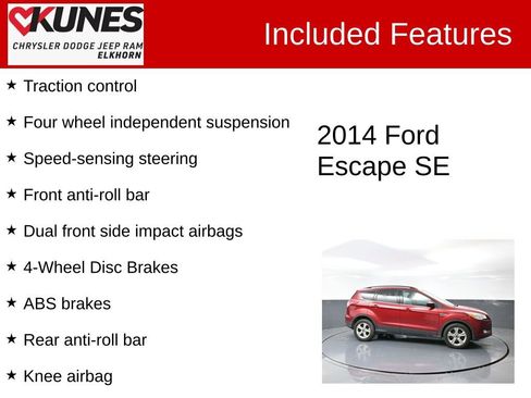Used 2014 Ford Escape SE w/ Equipment Group 201A image 3