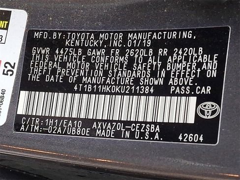 Used 2019 Toyota Camry SE image 27