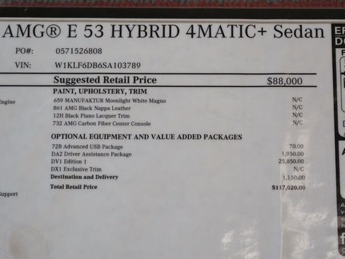 Used 2025 Mercedes-Benz E 53 AMG e 4MATIC Sedan image 24
