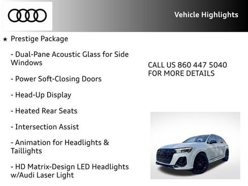 Certified 2025 Audi SQ7 Prestige AWD/4WD image 23