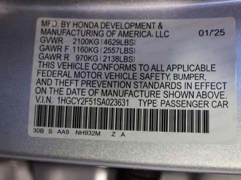 Used 2025 Honda Accord Sport image 30