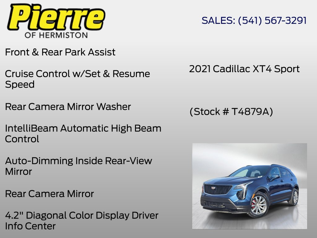 Used 2021 Cadillac XT4 Sport w/ Enhanced Visibility Package AWD/4WD image 24