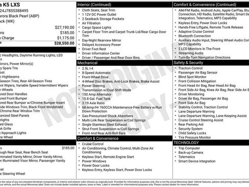 Certified 2025 Kia K5 LXS FWD image 32