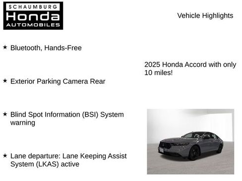 New 2025 Honda Accord SE image 7