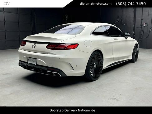 Used 2019 Mercedes-Benz S 63 AMG 4MATIC Coupe w/ Carbon Fiber Exterior Package image 7