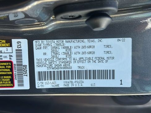 Used 2022 Toyota Tundra Platinum RWD image 27