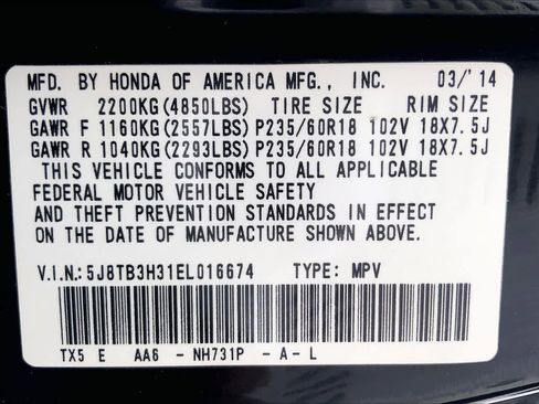 Used 2014 Acura RDX FWD image 36