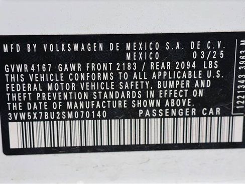 Used 2025 Volkswagen Jetta S FWD image 16