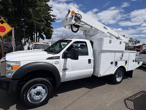 Used 2016 Ford F550 2WD Regular Cab Super Duty w/ Snow Plow Prep Package image 3