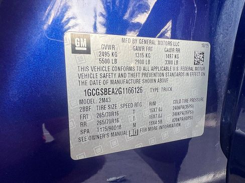 Used 2016 Chevrolet Colorado W/T w/ WT Convenience Package image 15