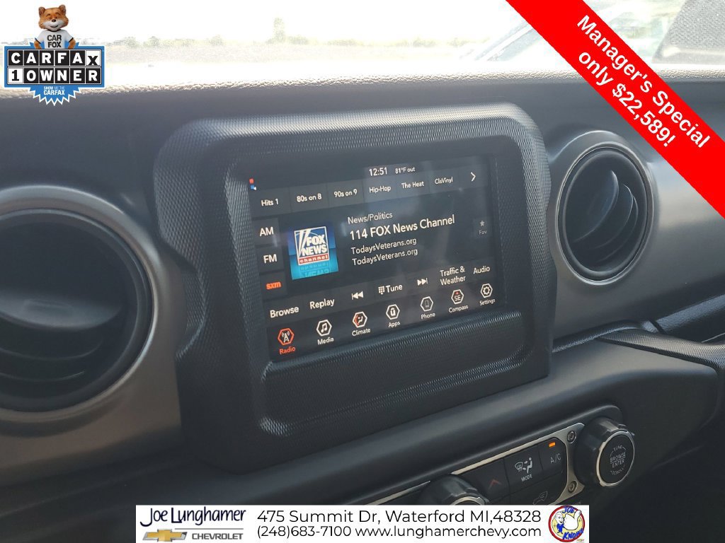 Used 2022 Jeep Wrangler Unlimited Sport AWD/4WD image 15