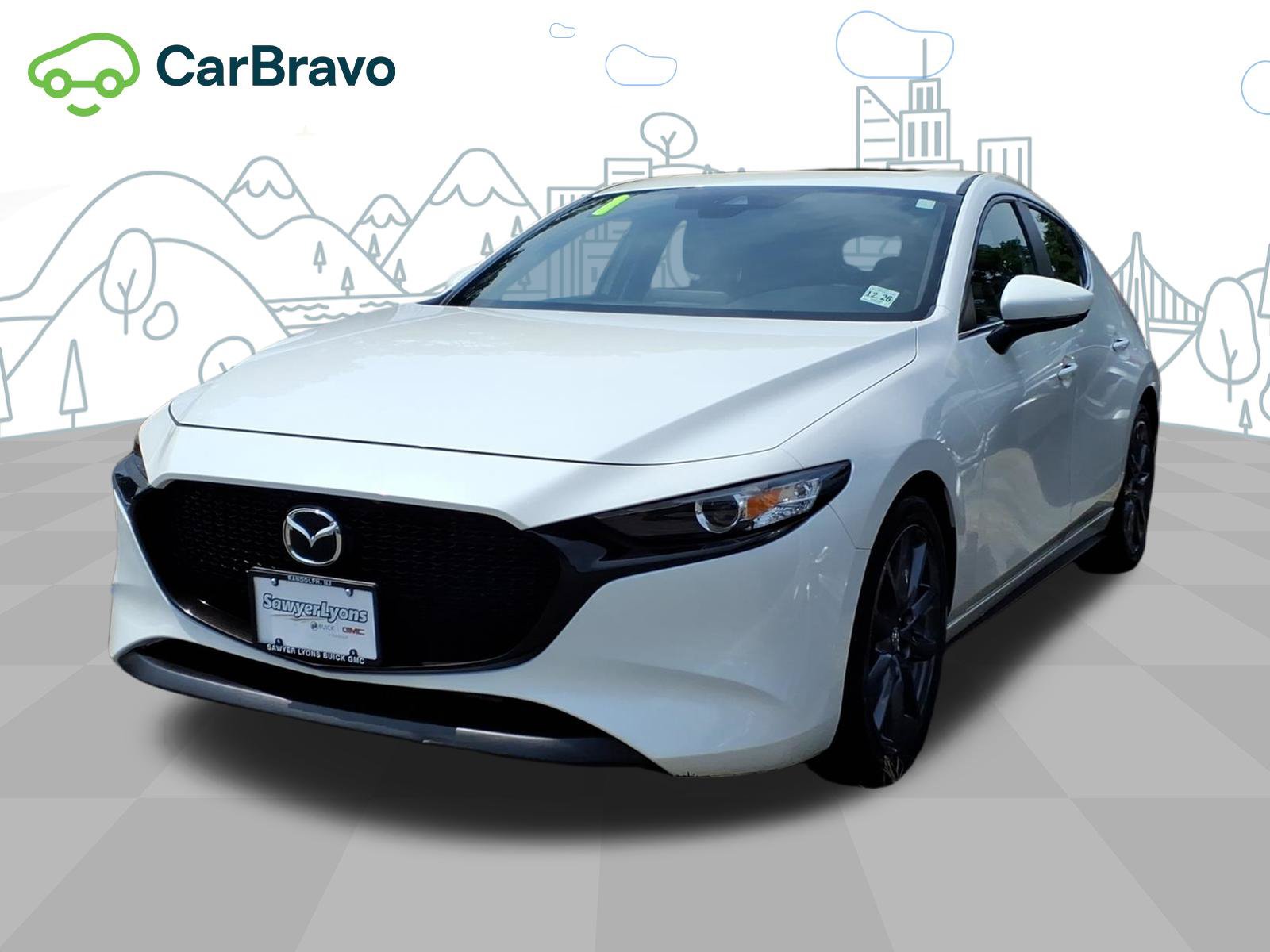 Used 2021 MAZDA MAZDA3 s AWD/4WD image 1