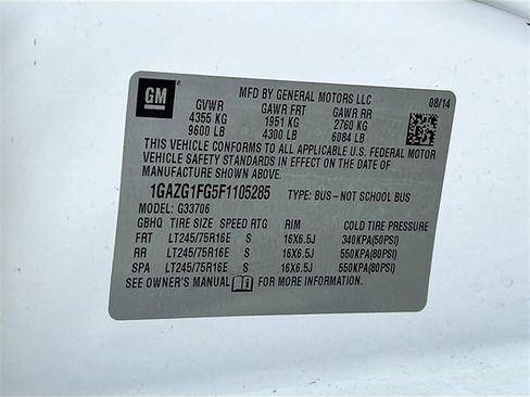 Used 2015 Chevrolet Express 3500 LT w/ LT Preferred Equipment Group image 7