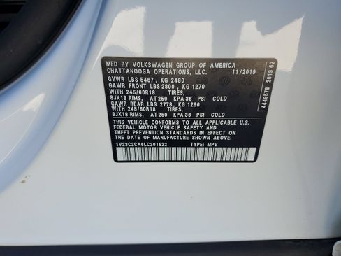 Used 2020 Volkswagen Atlas Cross Sport SE FWD image 42