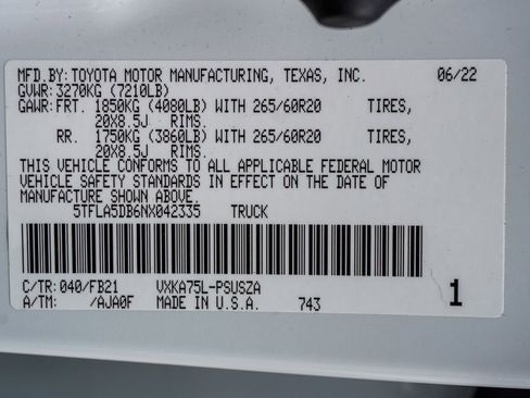 Used 2022 Toyota Tundra SR5 image 43