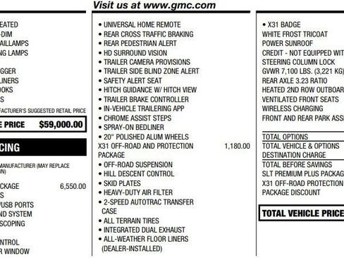 Used 2023 GMC Sierra 1500 SLT w/ SLT Premium Plus Package AWD/4WD image 2