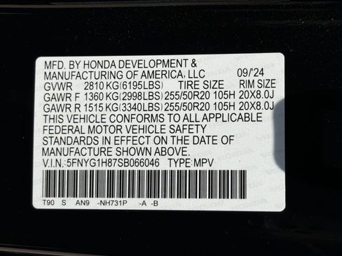 Used 2025 Honda Pilot Elite image 35