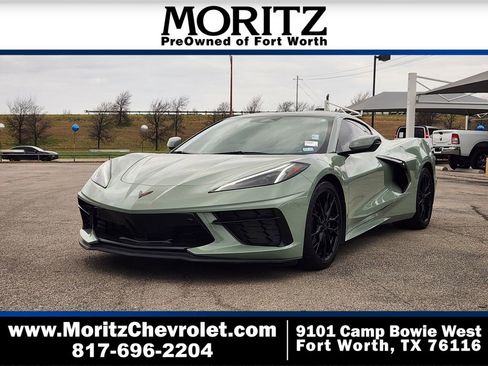 Used 2024 Chevrolet Corvette Stingray Preferred Cpe w/ Stealth Interior Trim Package image 1