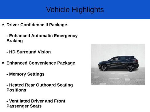 New 2026 Chevrolet Blazer RS w/ Driver Confidence II Package AWD/4WD image 3