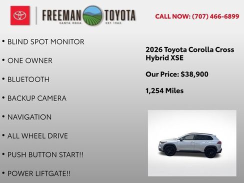 Used 2026 Toyota Corolla Cross AWD Hybrid w/ Convenience Package image 9