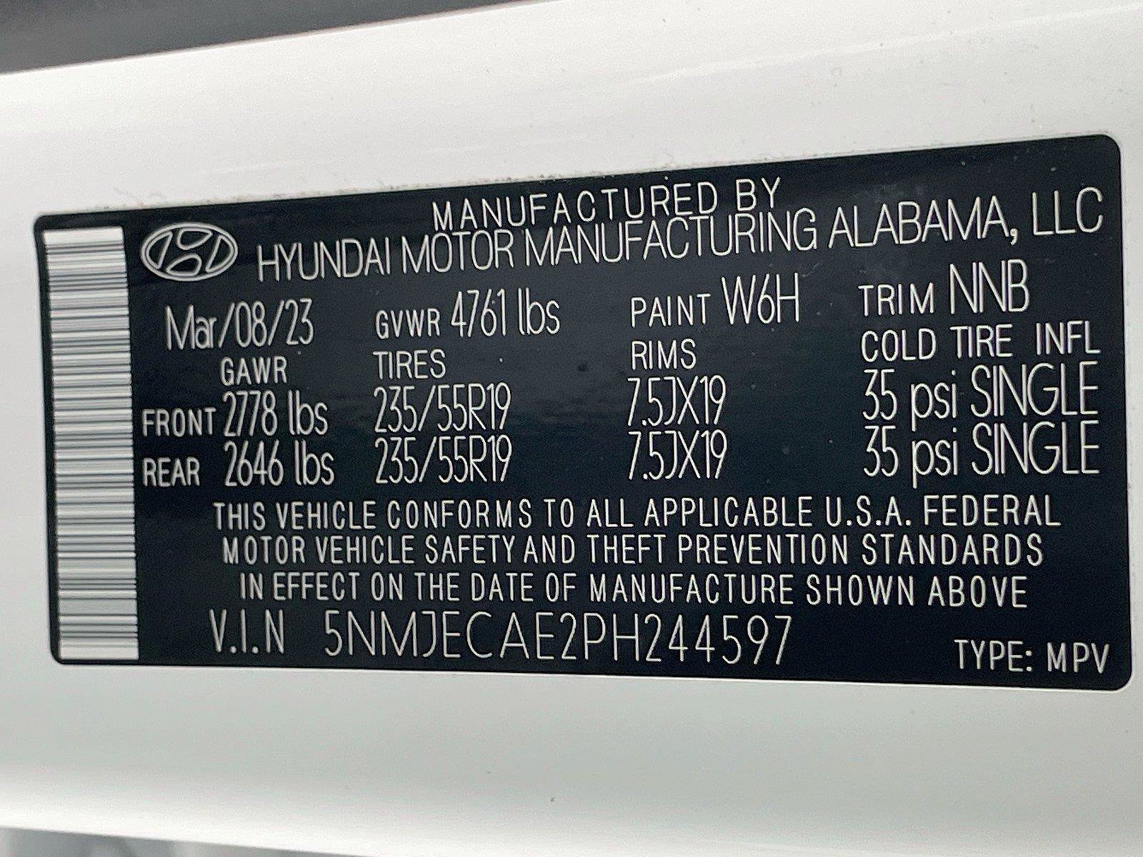 Certified 2023 Hyundai Tucson Limited AWD/4WD image 36