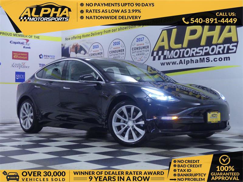 Used 2018 Tesla Model 3 Long Range AWD/4WD image 1