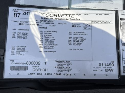 Used 2013 Chevrolet Corvette ZR1 w/ 3ZR Preferred Equipment Group RWD image 48