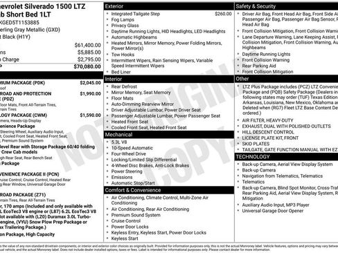 New 2026 Chevrolet Silverado 1500 LTZ w/ LTZ Premium Package AWD/4WD image 2
