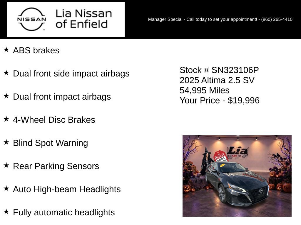Used 2025 Nissan Altima 2.5 SV AWD/4WD image 10
