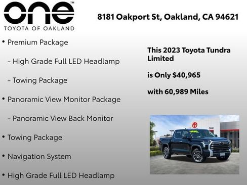 Used 2023 Toyota Tundra Limited AWD/4WD image 5